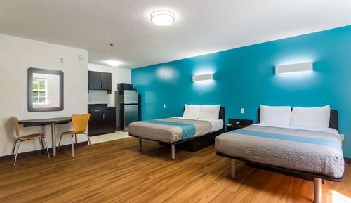 Habitación estándar, 2 camas dobles, no fumadores, frigorífico y microondas