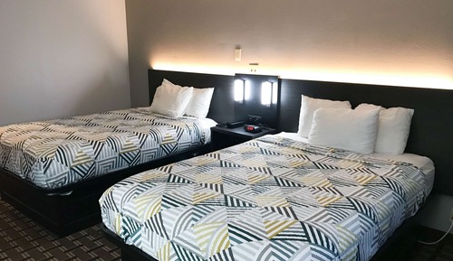 Habitación estándar, 2 camas dobles, fumadores, frigorífico y microondas