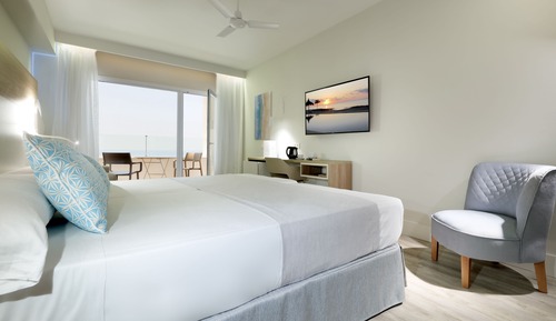 Habitación Grand doble, terraza, vistas al mar