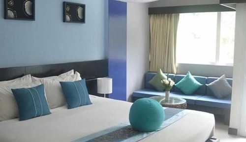 Habitación doble superior, 1 cama doble, vistas a la playa