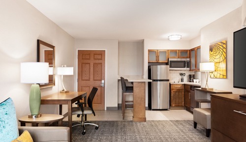 Suite estudio, 1 cama de matrimonio, cocina