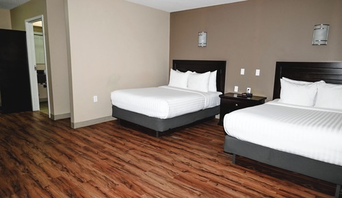 Habitación estándar, 2 camas dobles, accesible para personas con discapacidad