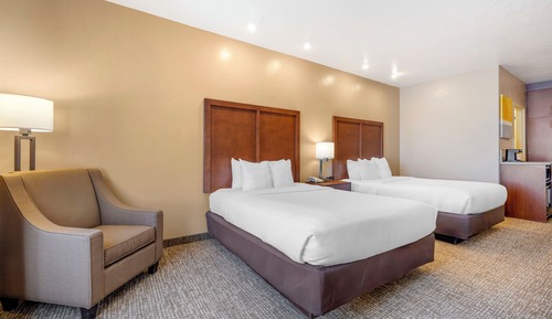 Habitación, 2 camas de matrimonio, accesible para personas con discapacidad, no fumadores