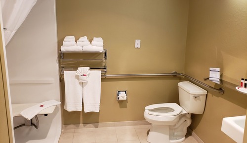 Habitación estándar, 2 camas de matrimonio, accesible para personas con discapacidad