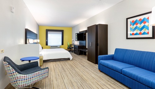 Estudio, 1 cama de matrimonio grande