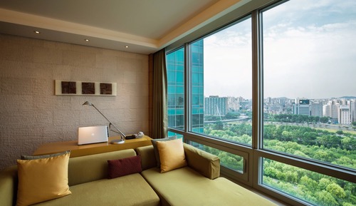 Suite ejecutiva, 2 habitaciones, no fumadores, vistas a la ciudad