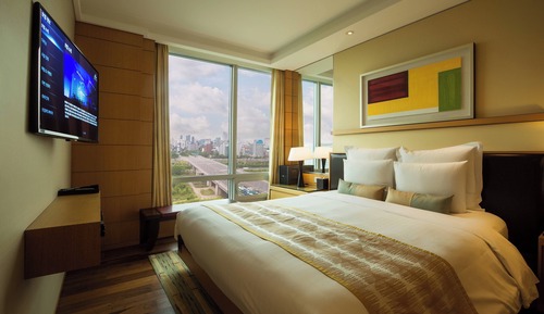 Suite ejecutiva, 1 habitación, no fumadores, vistas a la ciudad