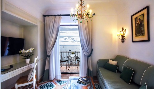 Habitación Deluxe doble, balcón, vistas al mar