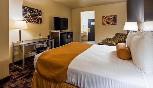 Habitación estándar, 1 cama de matrimonio grande, accesible para personas con discapacidad, bañera