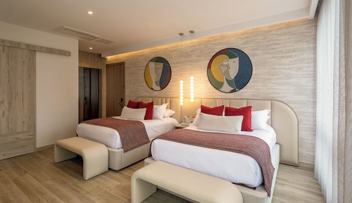 Habitación de lujo doble, 2 camas dobles