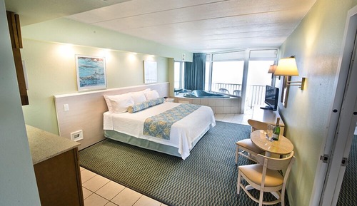 Habitación superior, 1 cama de matrimonio grande, vistas al mar