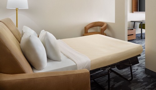 Suite estudio, 1 cama de matrimonio grande con sofá cama