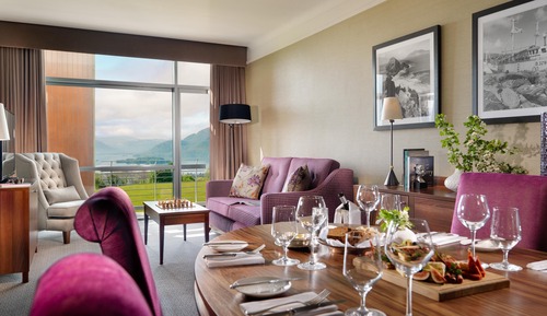 Suite ejecutiva, 1 cama de matrimonio grande, balcón, vistas al lago