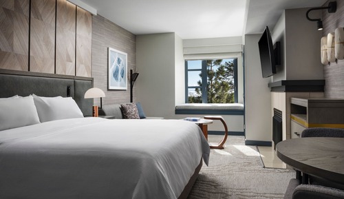 Suite estudio, 1 cama de matrimonio grande con sofá cama, chimenea