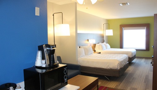 Suite Deluxe, 2 camas de matrimonio, accesible para personas con discapacidad, no fumadores