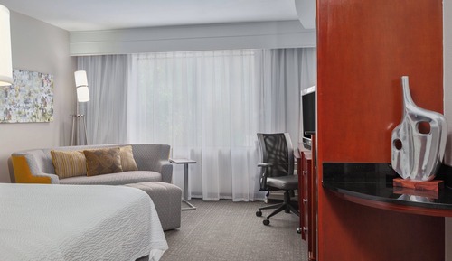 Habitación, 1 cama de matrimonio grande con sofá cama