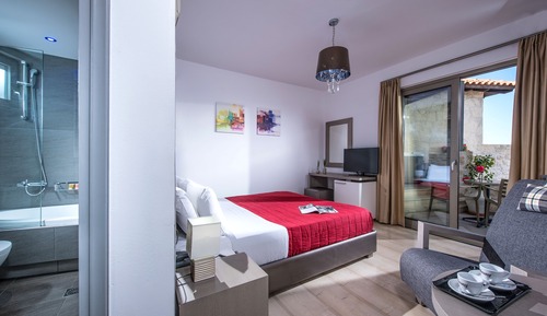 Suite, bañera de hidromasaje, vistas al mar (Mini)