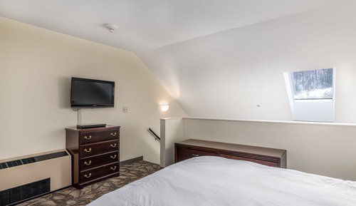 Loft superior, 1 cama de matrimonio grande con sofá cama