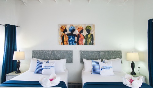 Suite estudio Deluxe, vistas parciales al mar