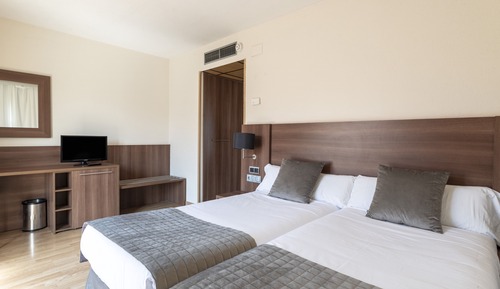 Habitación con 1 cama doble o 2 individuales