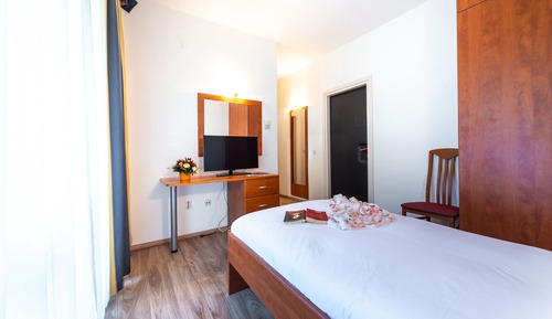 Habitación individual, vistas al parque
