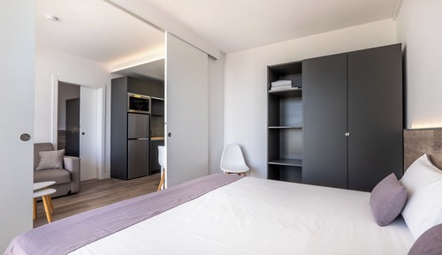 Apartamento superior, 2 habitaciones, balcón