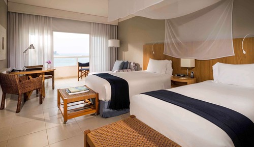 Habitación Deluxe, 2 camas individuales, balcón (Seafront, Central, free Wifi)