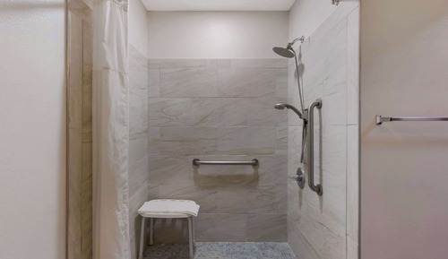 Habitación, 1 cama de matrimonio grande, no fumadores (Efficiency, Roll in Shower)