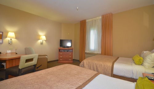 Suite estudio, 2 camas dobles, accesible para personas con discapacidad (Mobility, Accessible Tub)