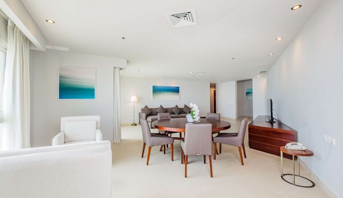 Suite, balcón, vistas al mar