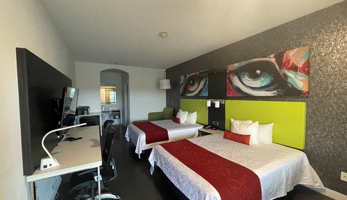 Habitación, 2 camas de matrimonio, no fumadores
