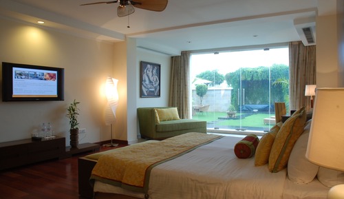 Habitación Deluxe, 1 cama de matrimonio grande, vistas al jardín