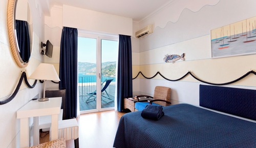 Habitación individual, vistas al mar