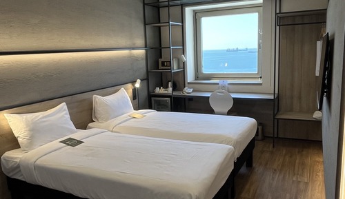 Habitación superior, 2 camas individuales, vistas al mar