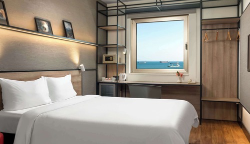 Habitación doble, 1 cama doble, vistas al mar