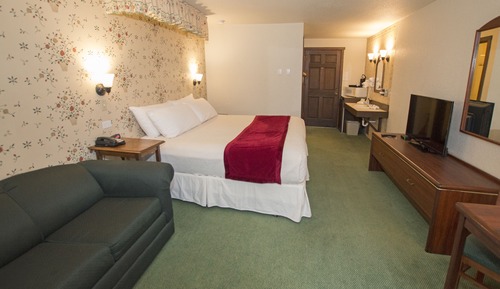 Habitación, 1 cama de matrimonio grande con sofá cama