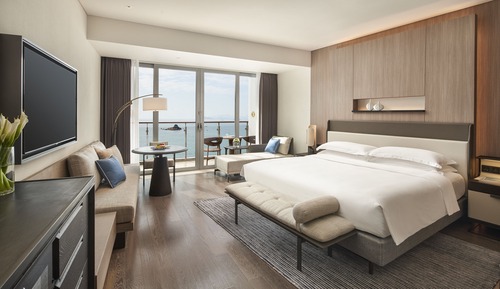 Habitación clásica, 1 cama de matrimonio grande, vistas al mar (High Floor)