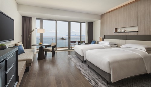 Habitación clásica, 2 camas individuales, vistas al mar