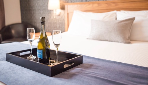 Estudio ejecutivo, 1 cama de matrimonio grande