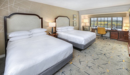 Habitación Club, 2 camas de matrimonio, vistas al jardín