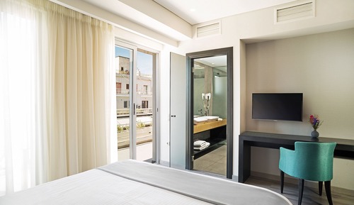 Habitación doble, balcón