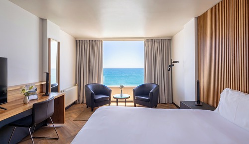 Habitación, 1 cama de matrimonio grande, no fumadores, vistas al mar