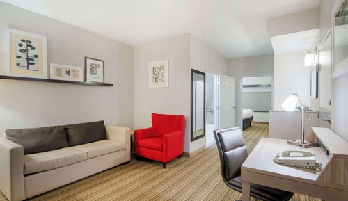 Habitación, 2 camas de matrimonio, accesible para personas con discapacidad, no fumadores