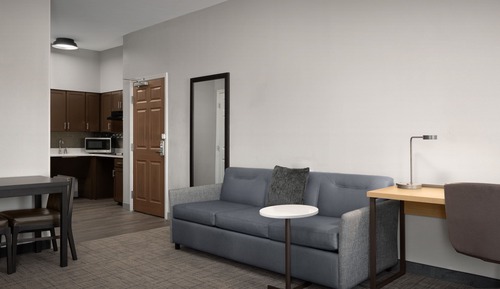 Estudio, 1 cama de matrimonio grande con sofá cama