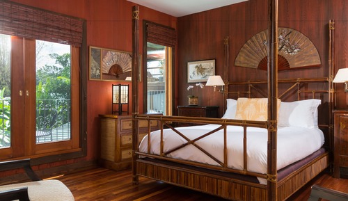 Habitación, 1 cama de matrimonio, lanai, vistas al jardín