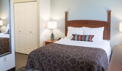 Suite estudio, 1 cama de matrimonio con sofá cama, cocina