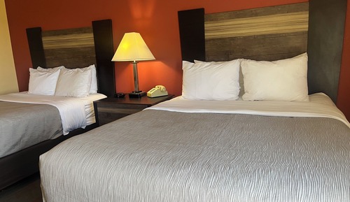 Habitación Deluxe doble, 2 camas de matrimonio, no fumadores, frigorífico y microondas