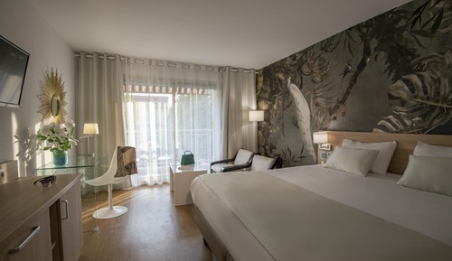 Habitación de lujo doble, baño privado, vistas al jardín