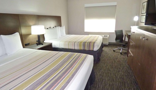 Habitación, 2 camas de matrimonio, accesible para personas con discapacidad, no fumadores