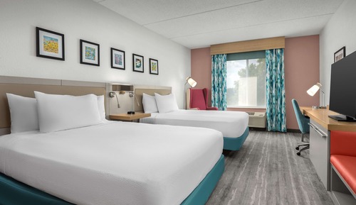 2 Queen Beds